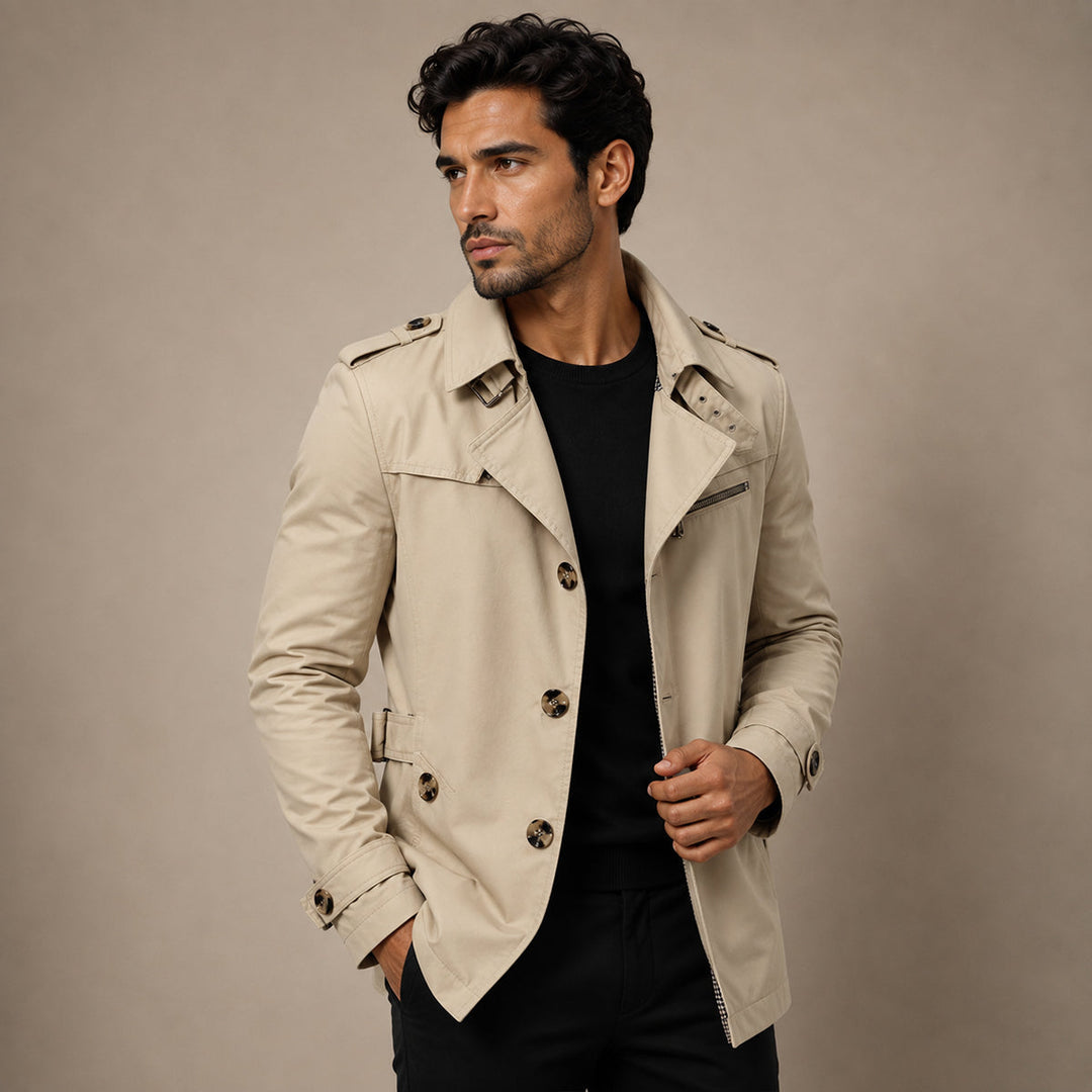 Marcellin | Double Breasted Trench Coat