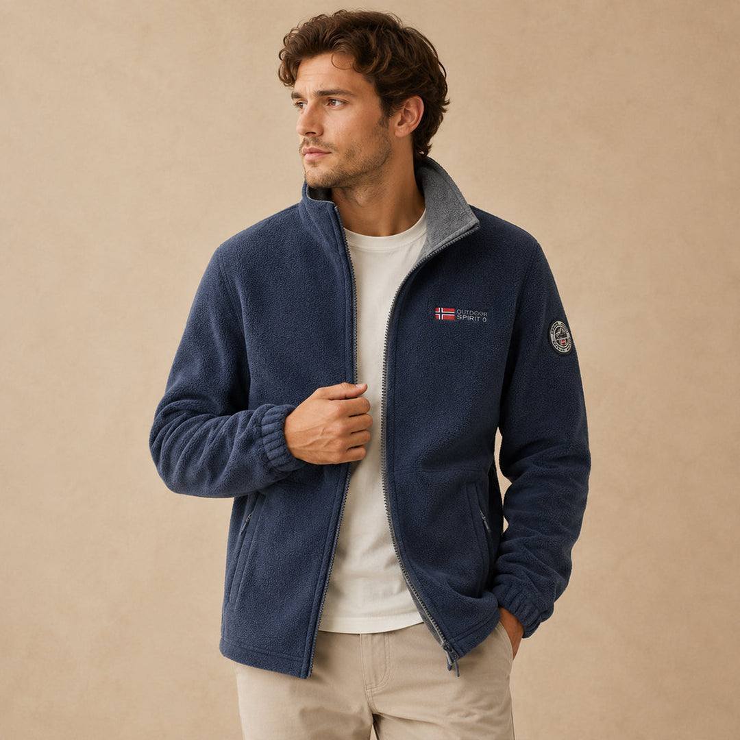 Celestin | Stand Collar Fleece Jacket