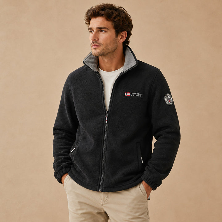 Celestin | Stand Collar Fleece Jacket