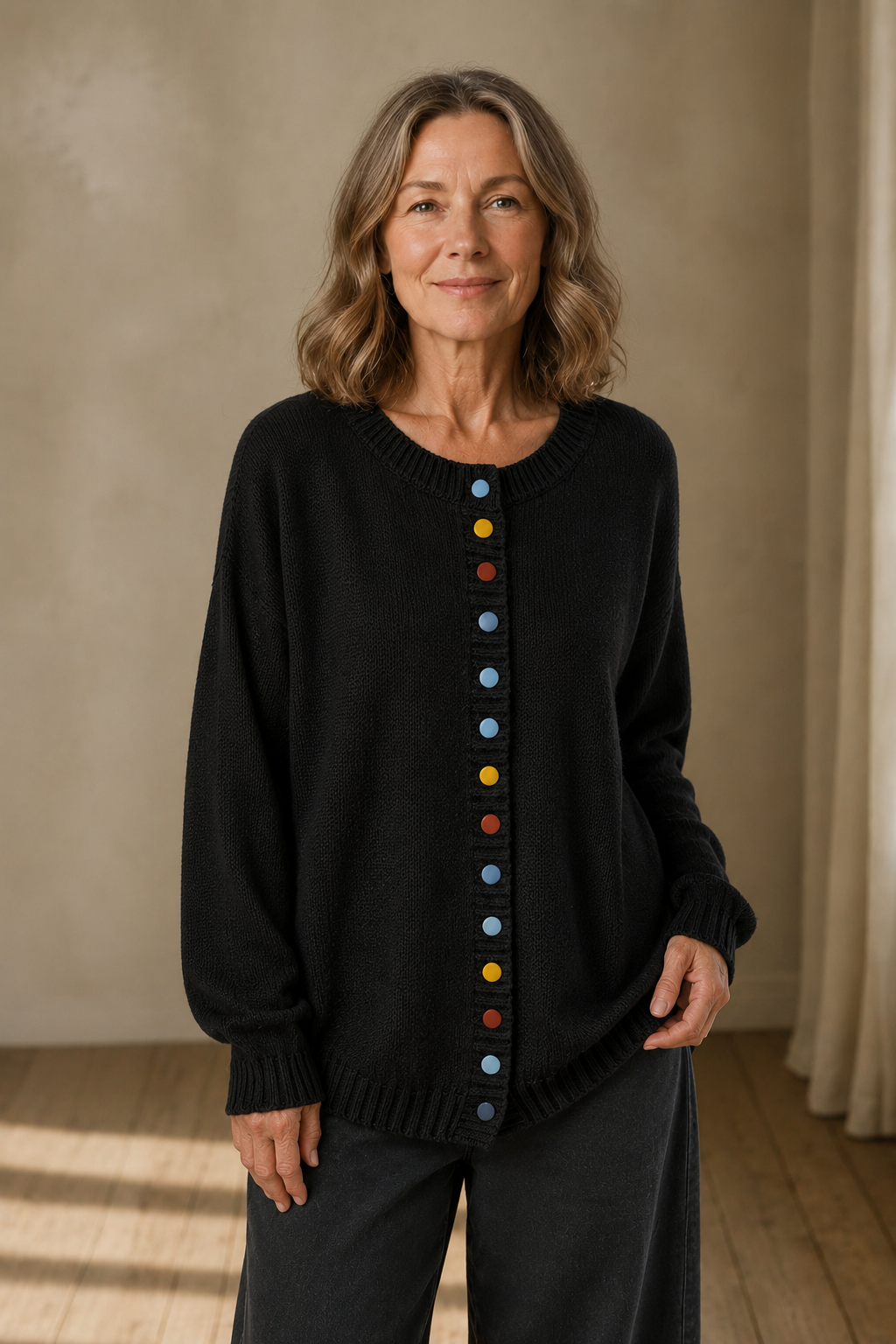 Sammy | Comfortable and Stylish Cardigan - Black