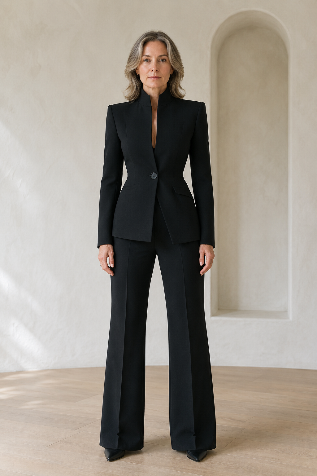 Slim Fit Blazer And Trouser Set editorial product photo