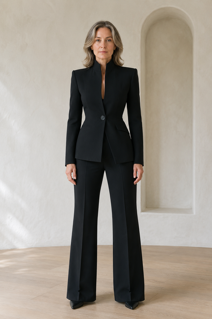 Slim Fit Blazer And Trouser Set editorial product photo