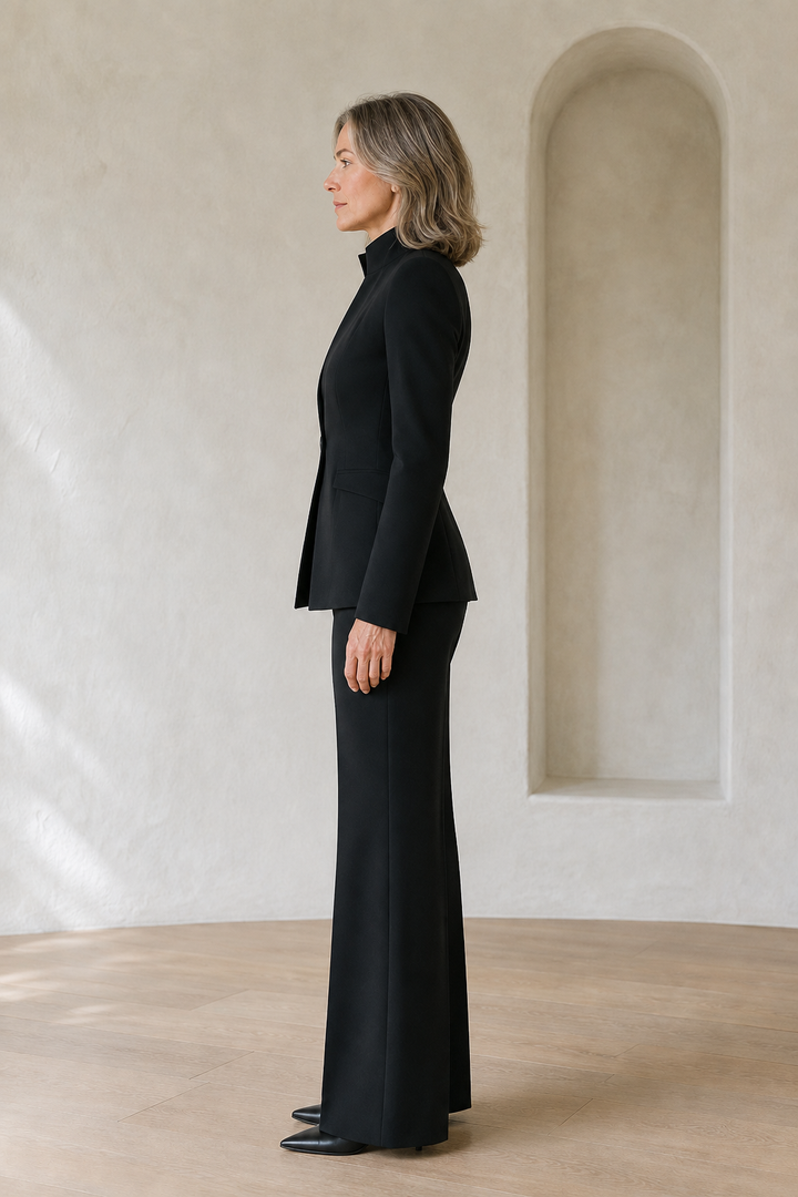 Slim Fit Blazer And Trouser Set side view