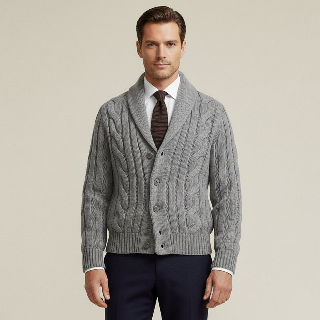 Zacharie | 100% Merino Button Cardigan