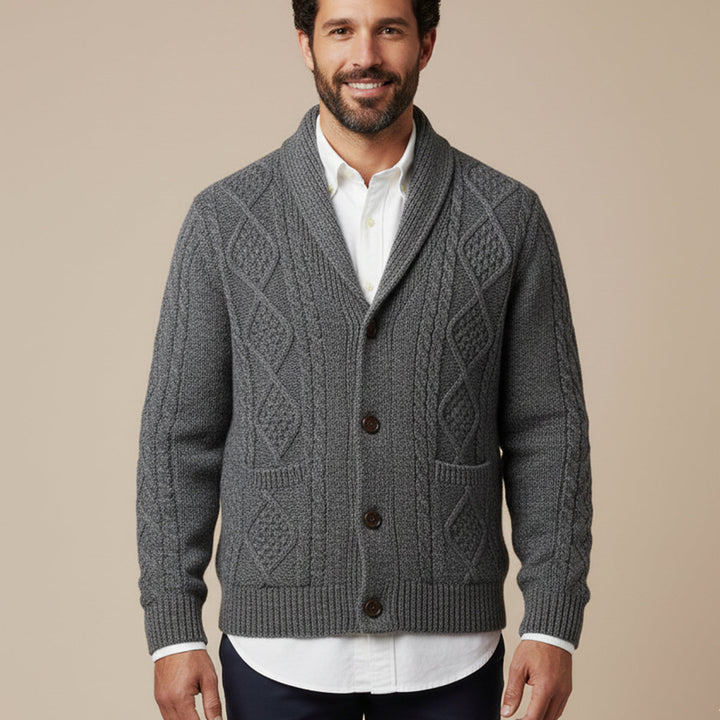 Yves | 100% Cashmere Button Cardigan
