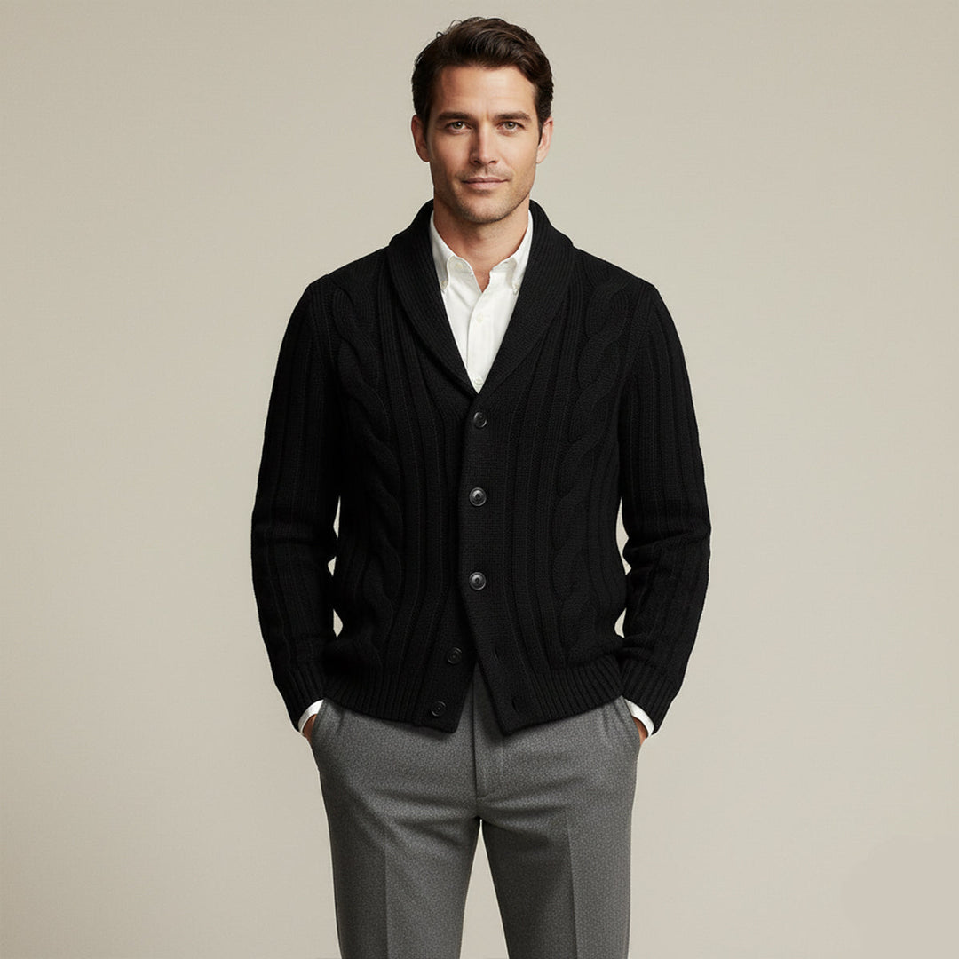 Zacharie | 100% Merino Button Cardigan