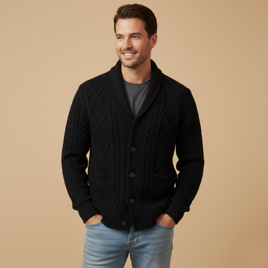 Ambroise | Soft Knit Side Pocket Cardigan