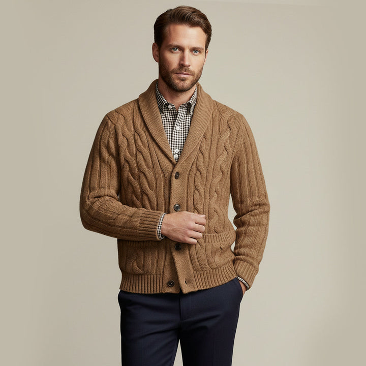 Zacharie | 100% Merino Button Cardigan