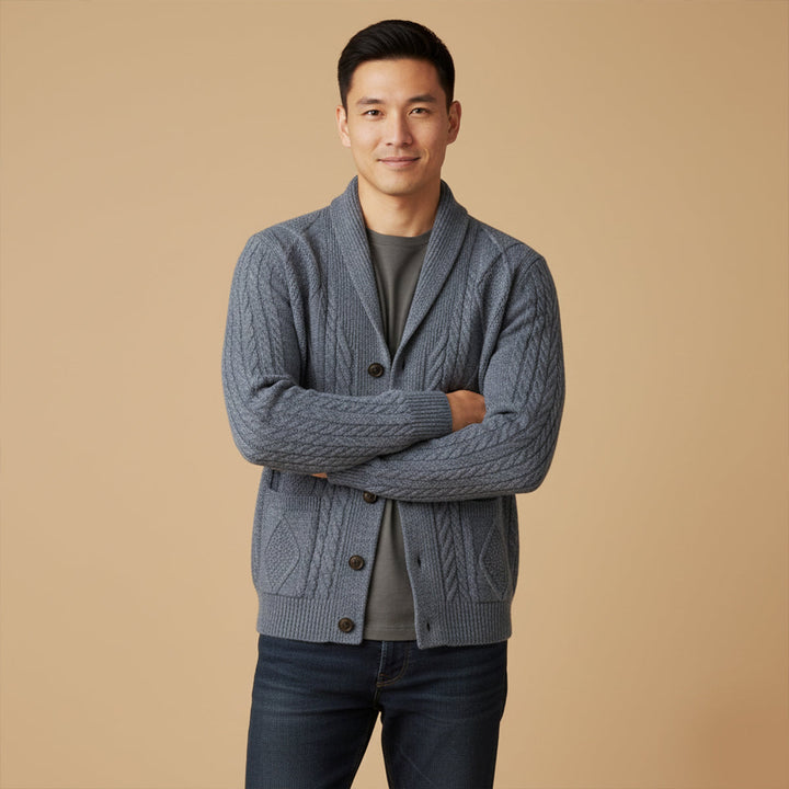 Ambroise | Soft Knit Side Pocket Cardigan