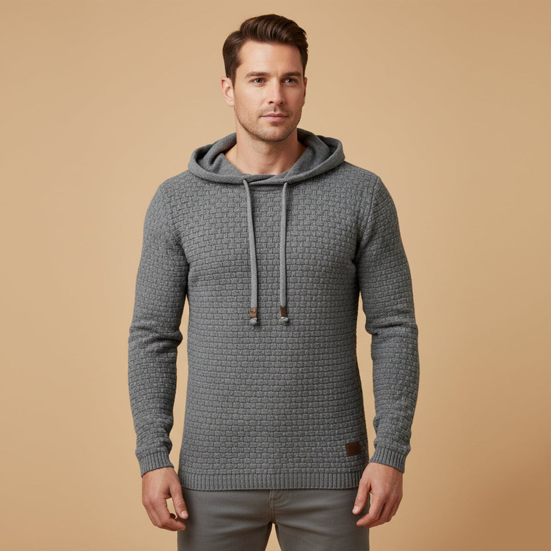Apollinaire | Hooded Cotton Blend Knit