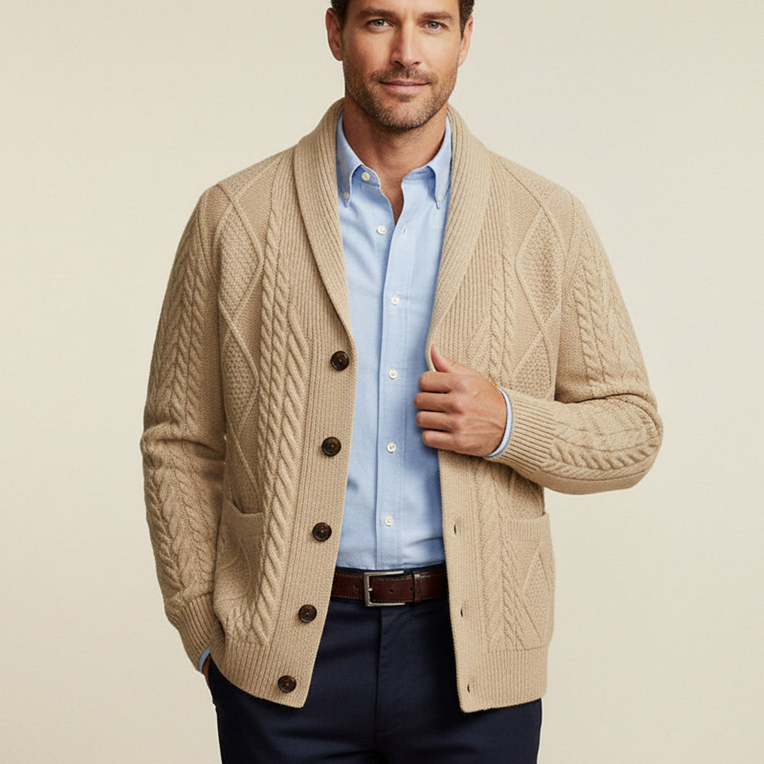 Yves | 100% Cashmere Button Cardigan