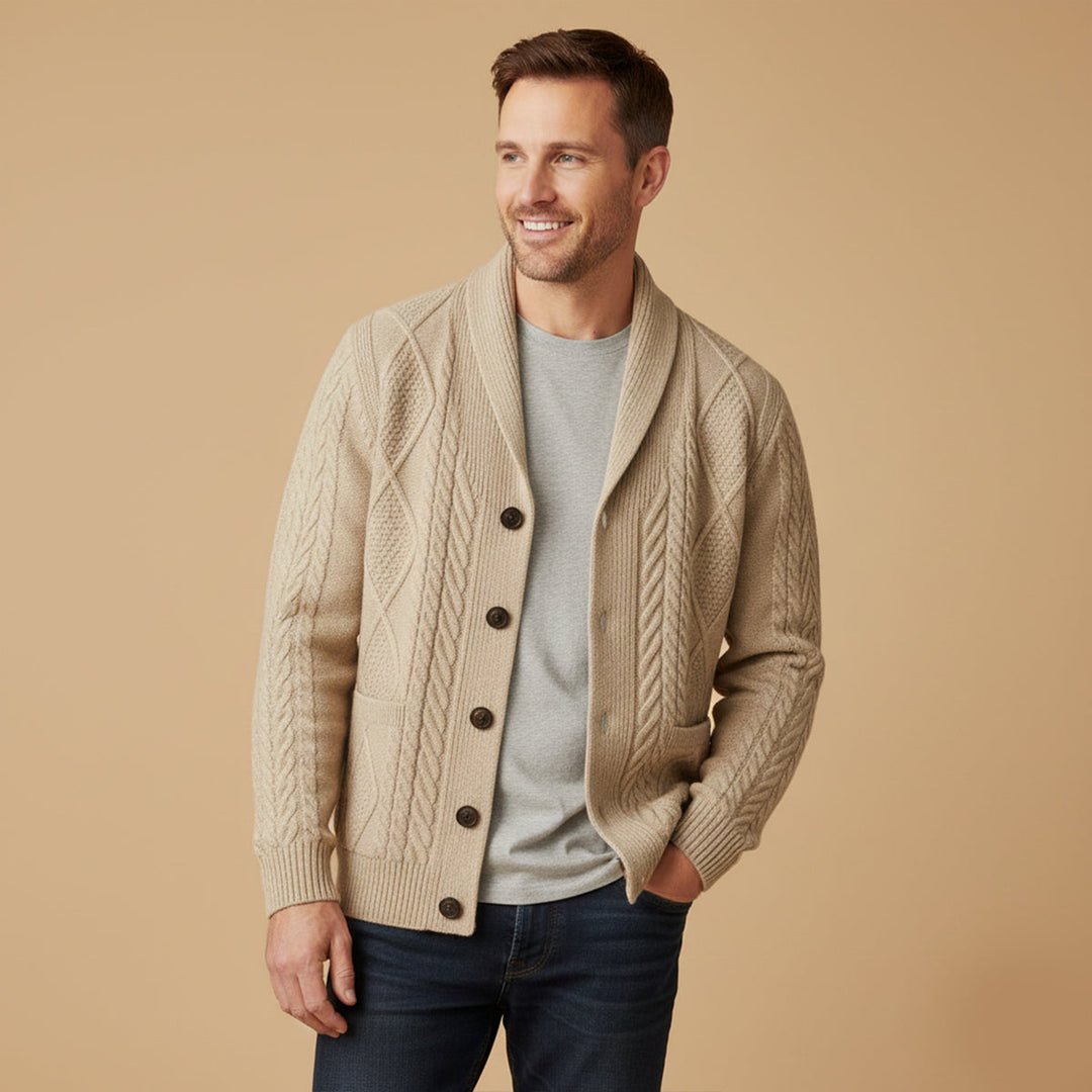 Ambroise | Soft Knit Side Pocket Cardigan