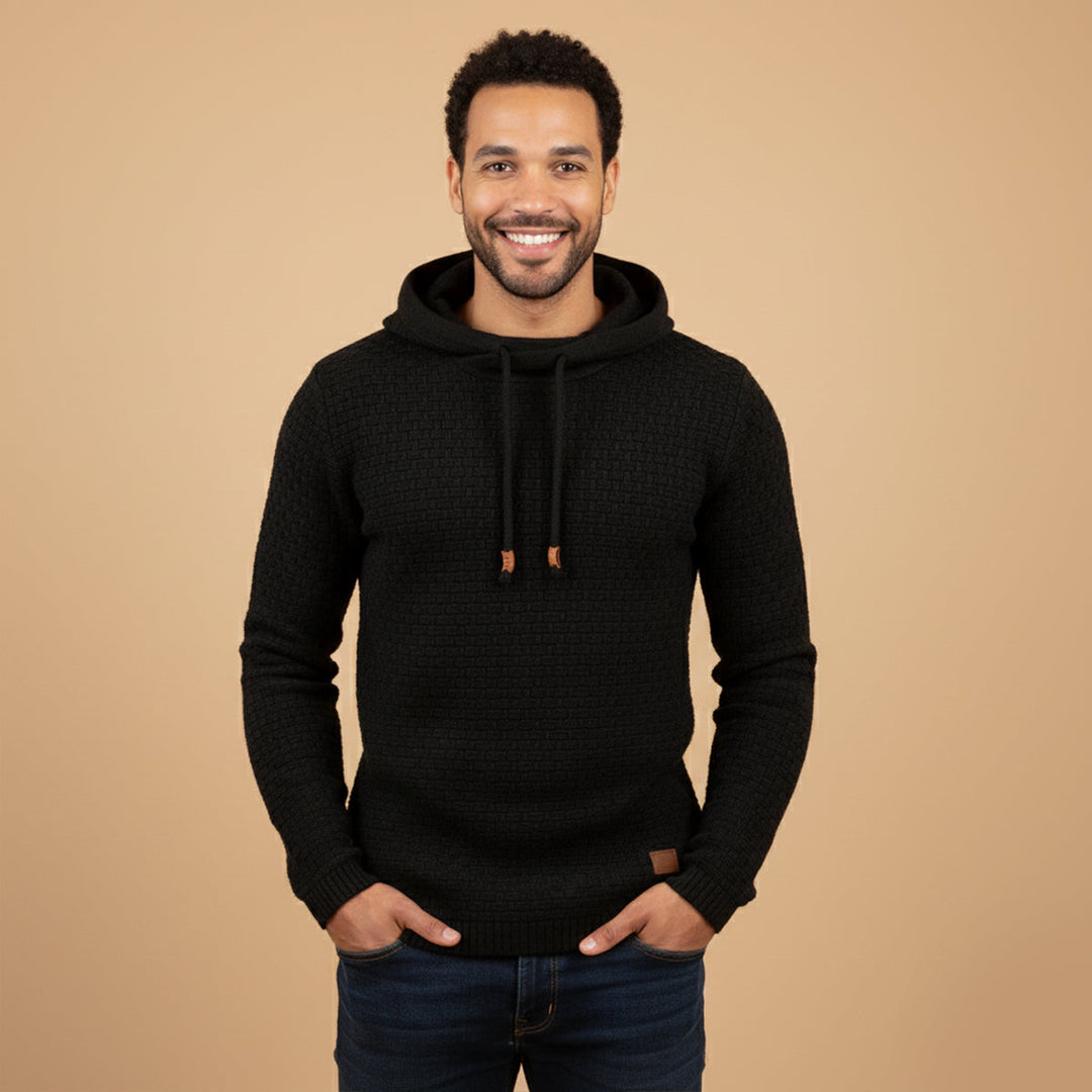 Apollinaire | Hooded Cotton Blend Knit