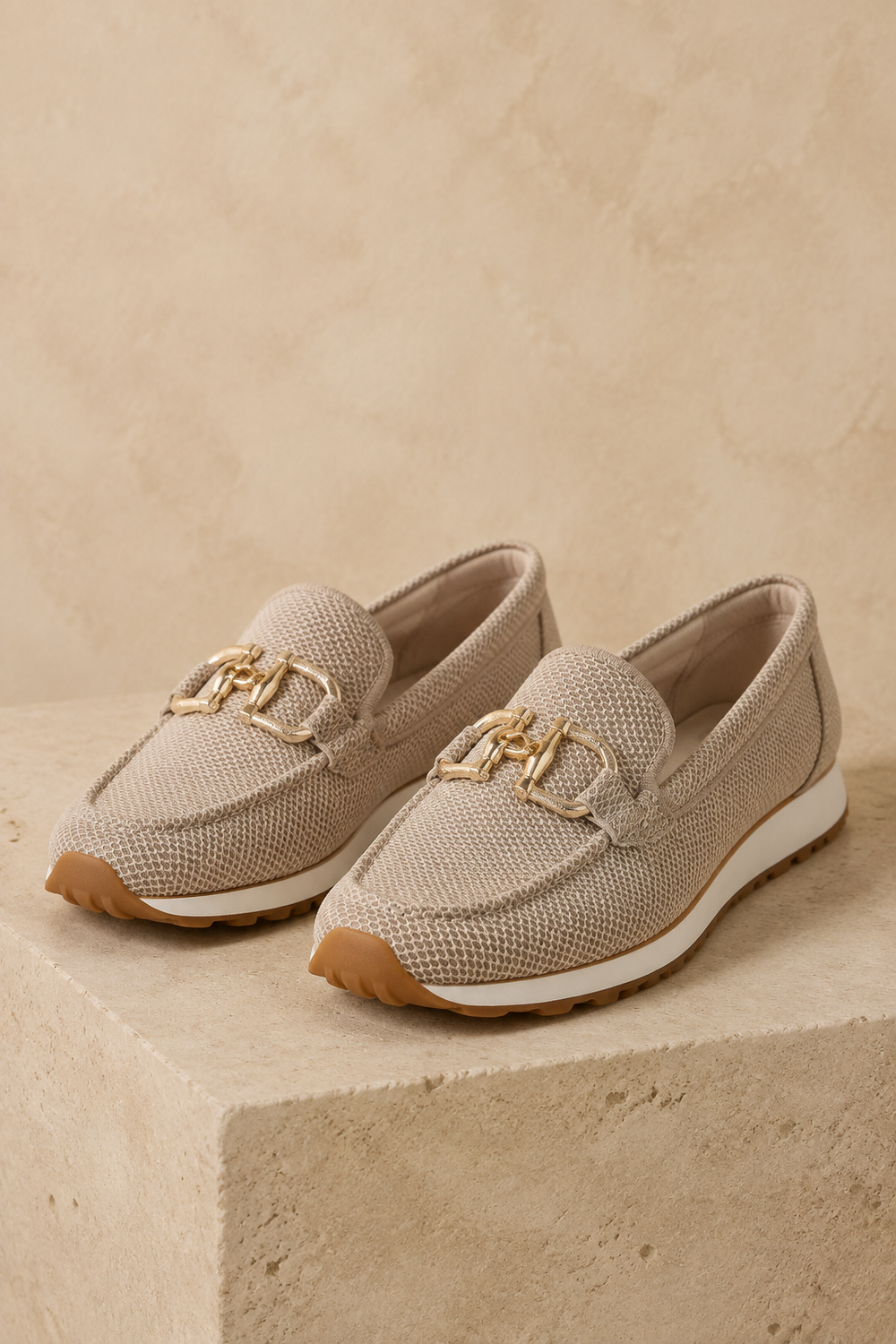 Susie beige loafer sneaker – productbeeld