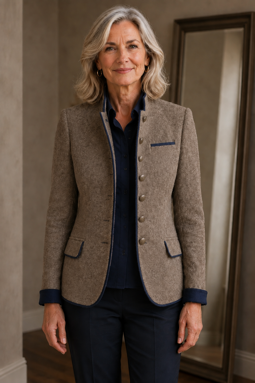Vanessa tailored blazer open