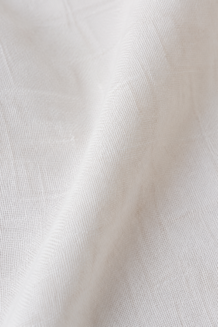Washed Denim Vest And Trouser Set fabric close-up