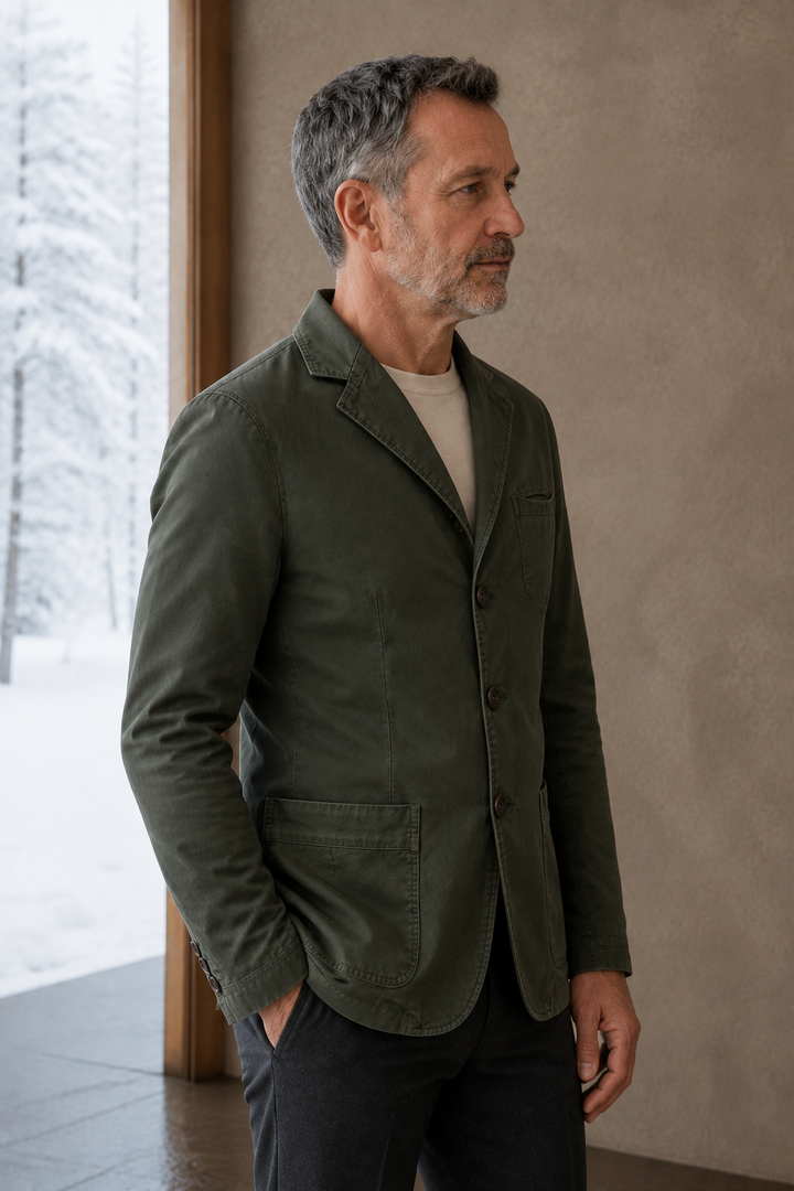 Water Resistant Slim Fit Jacket - side