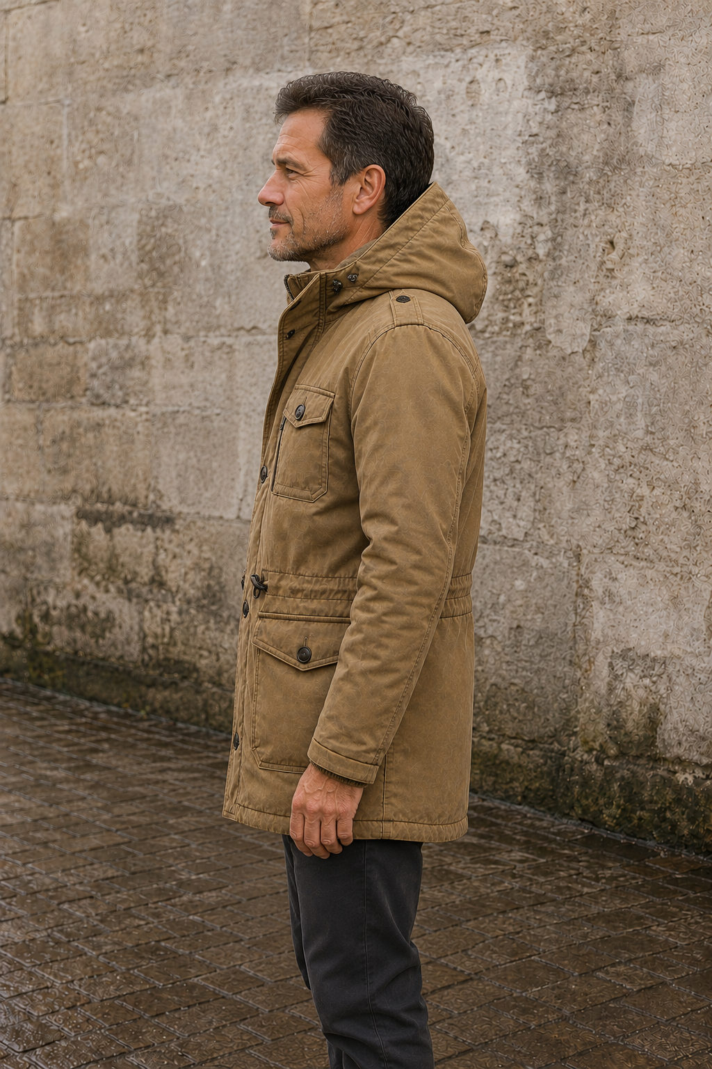 Waterproof Insulated Hooded Parka - side