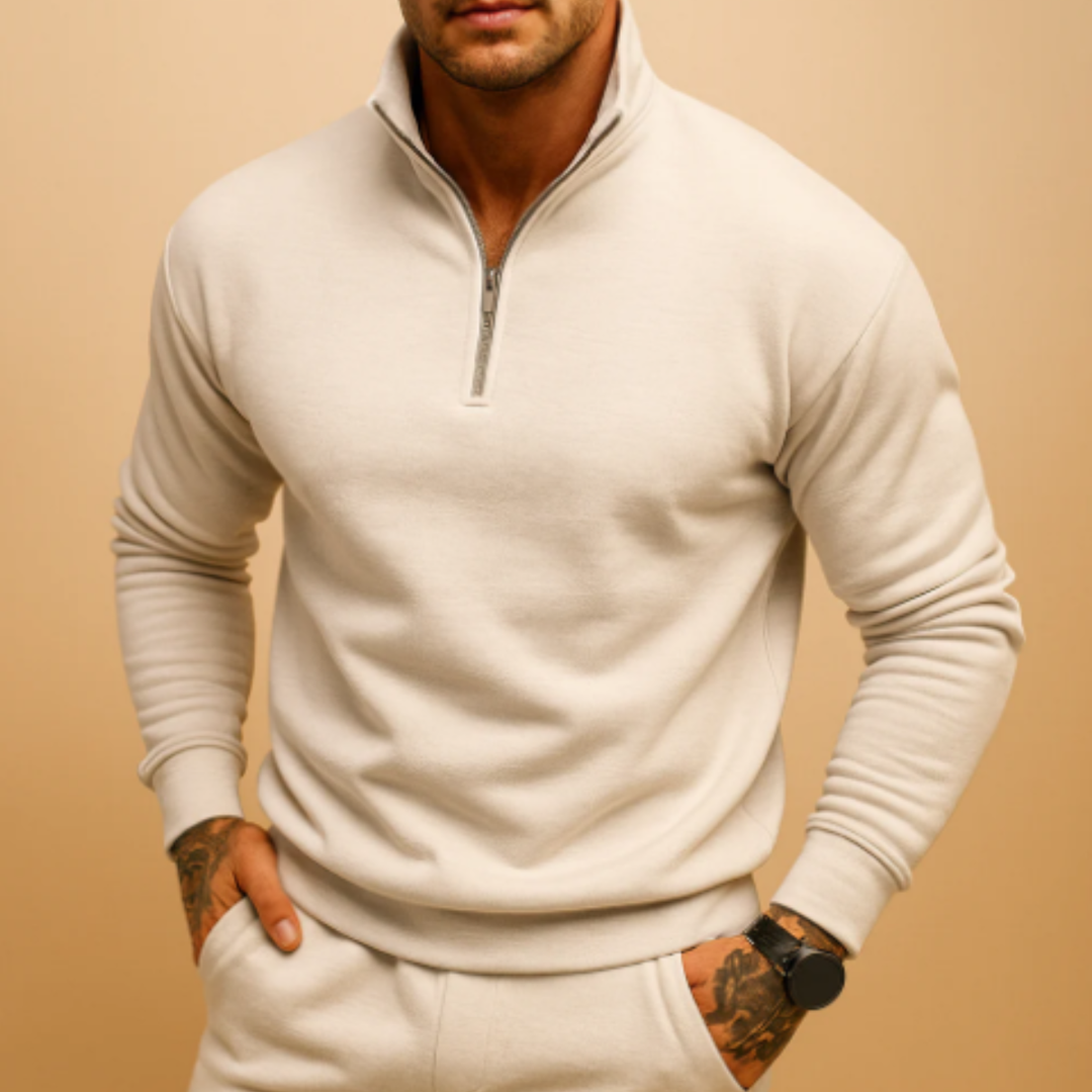 Genereux | Brushed Knit Half Zip