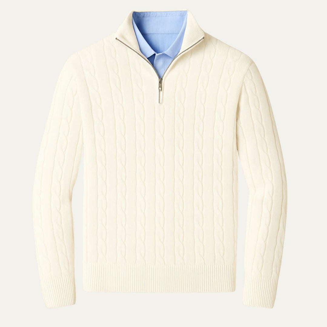 Bonaventure | Cable Knit Half Zip