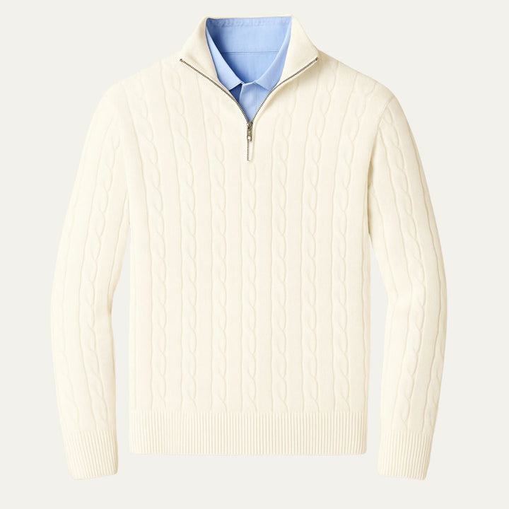Bonaventure | Cable Knit Half Zip