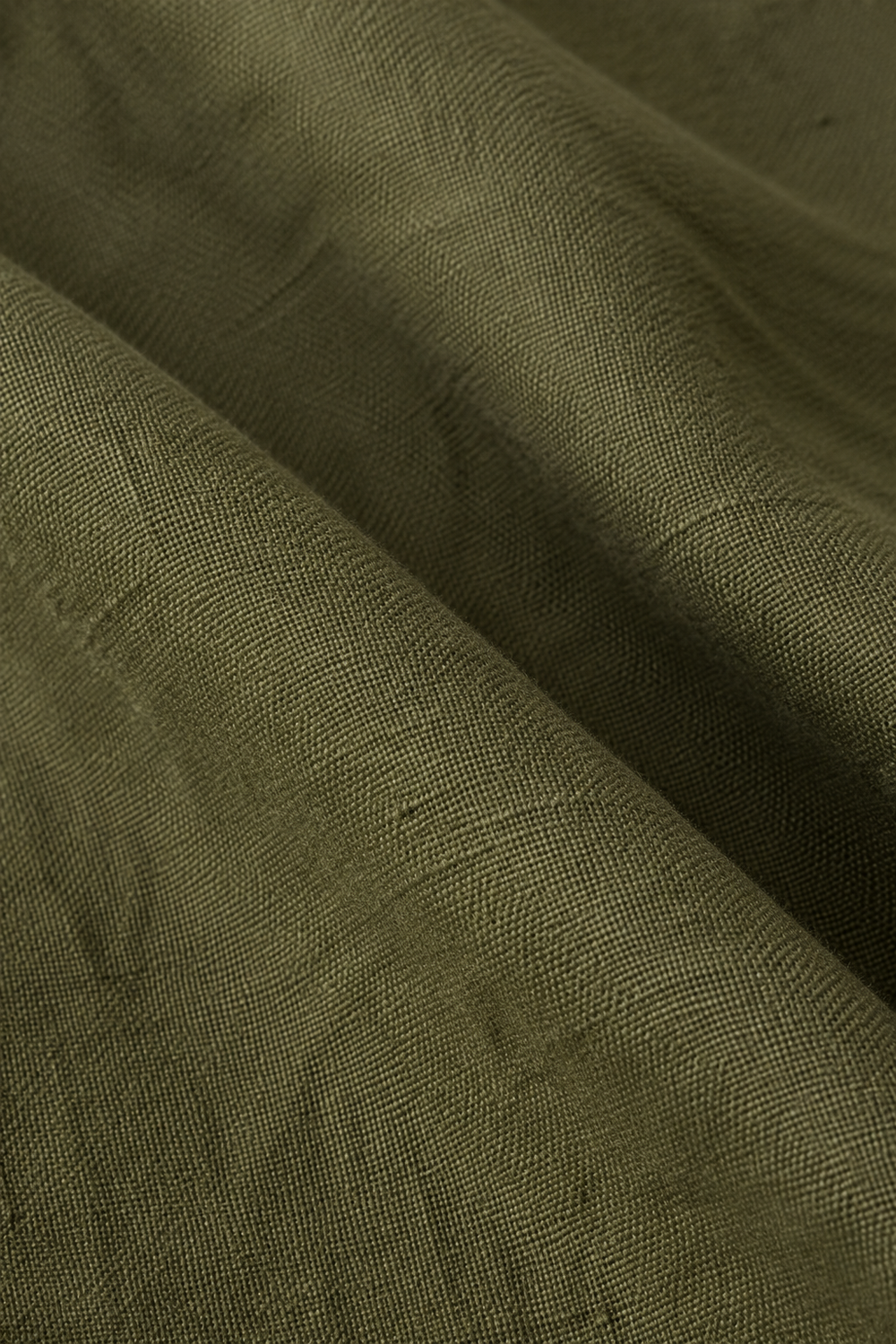 Wide Leg Linen Jumpsuit fabric close-up