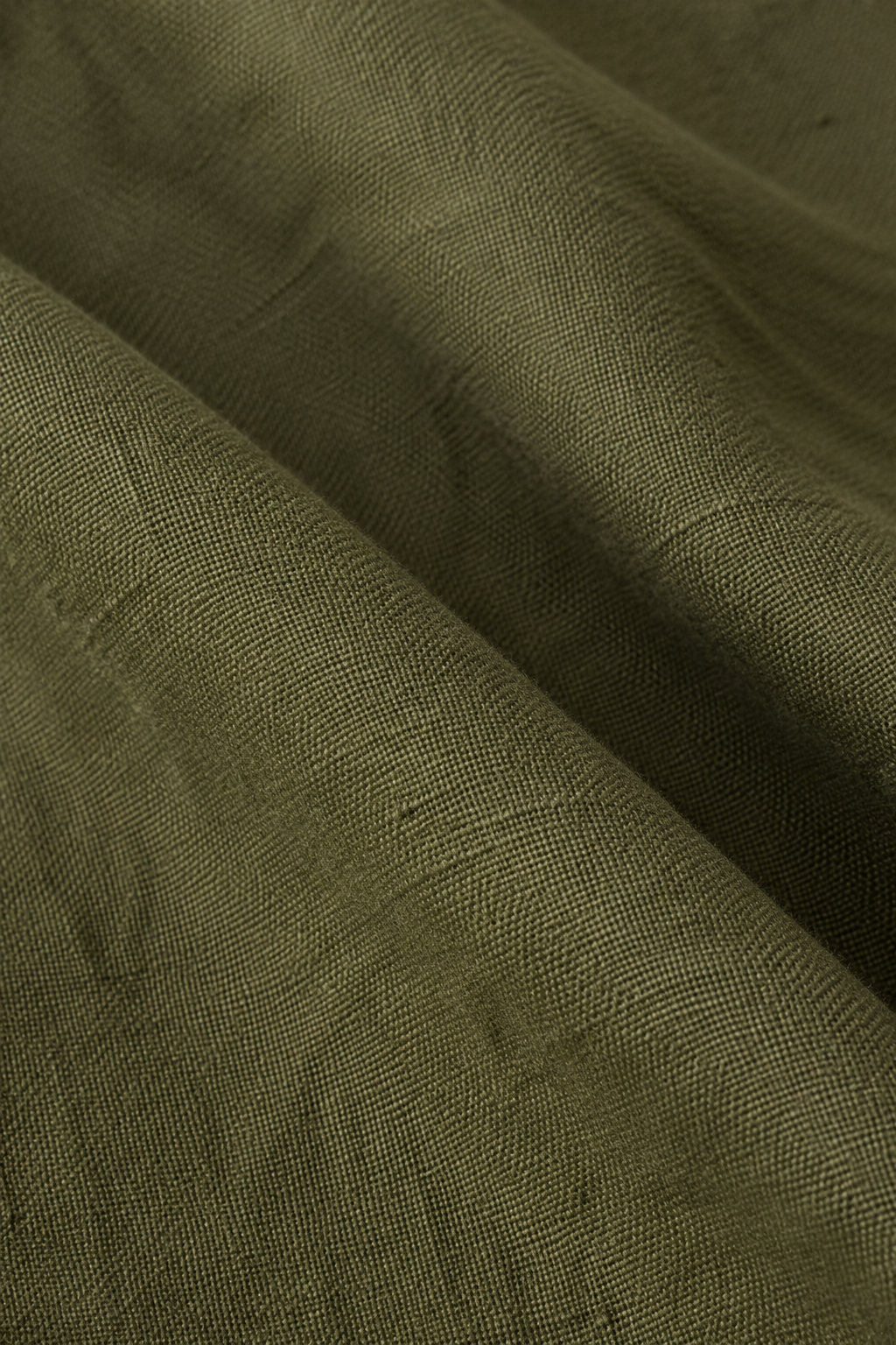 Wide Leg Linen Jumpsuit fabric close-up