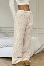 Rosalia | Plush Lined Straight Leg Trousers