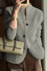 Florence | Stand Collar Viscose Sweater