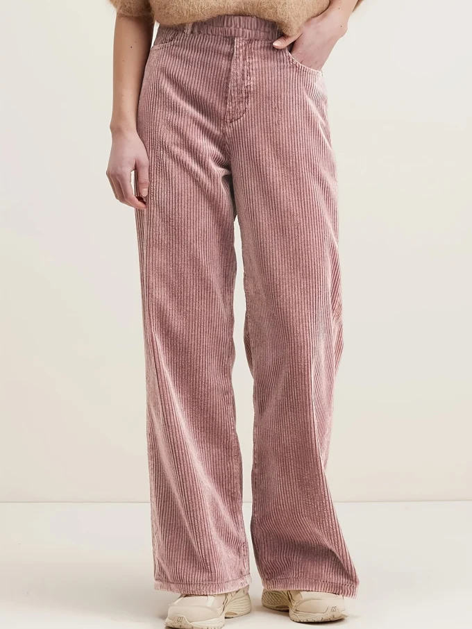 Praxede | 8-Wale Corduroy Wide Leg Pants