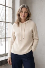 Bridget | Classic Drawstring Hoodie editorial product photograph