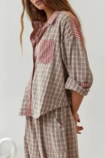 Léonarde | Cotton Blend Two-Piece Pyjamas