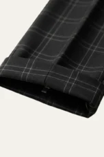 Chantal | Fine Check Slim Trousers
