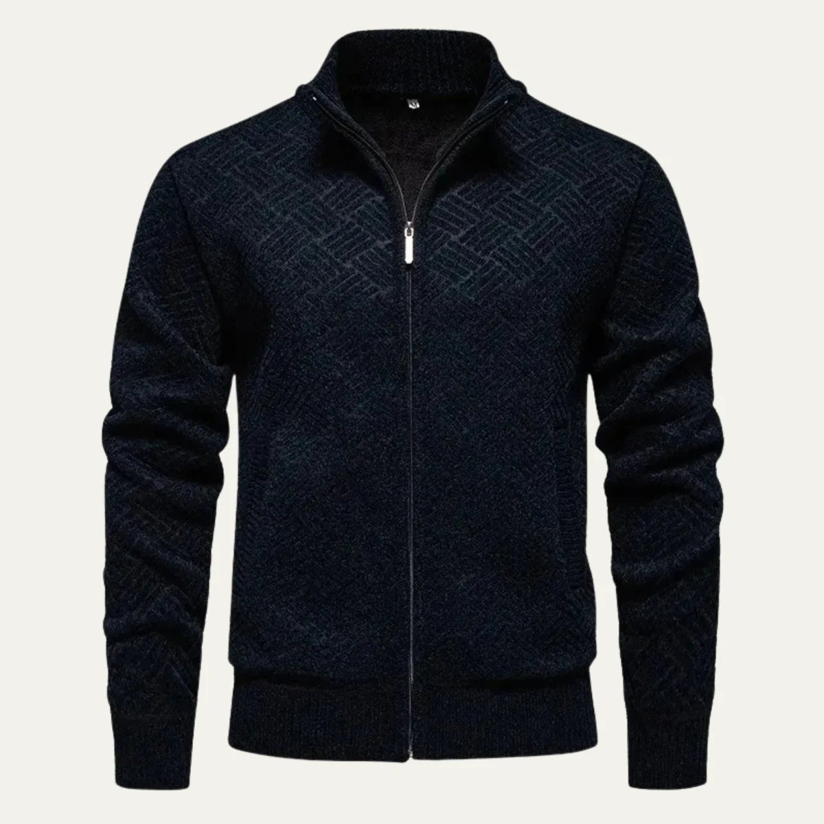 Antoine | Brushed Fleece Zip Cardigan