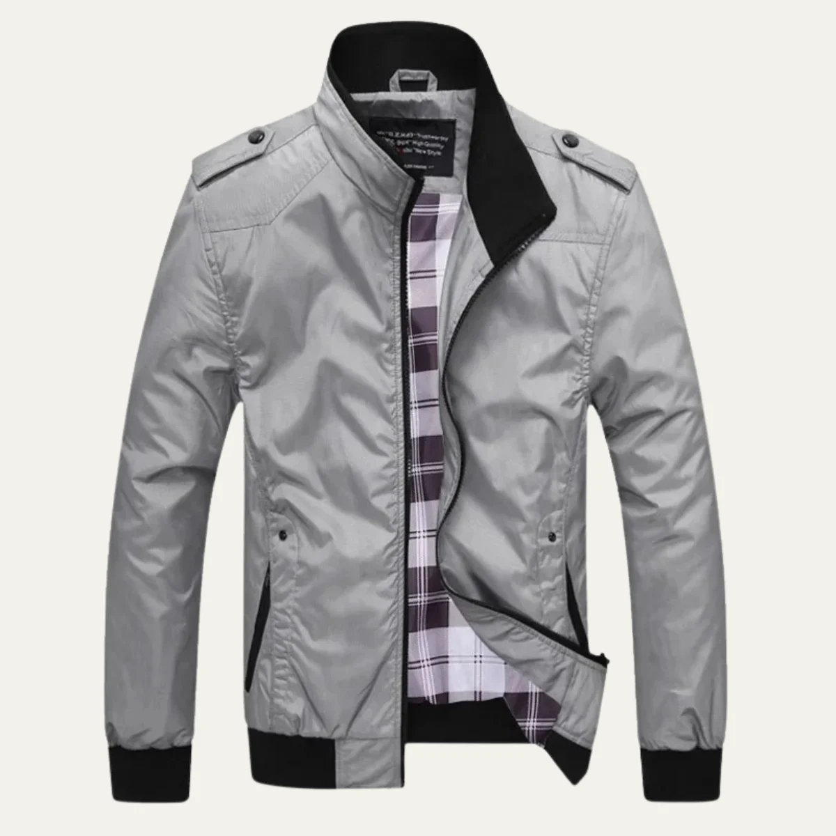 Jules | Stand Collar Bomber Jacket