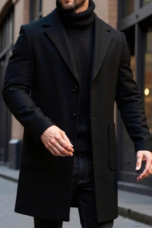 Gerard | Single Breasted Wool Overcoat