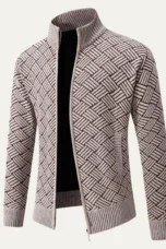 Antoine | Brushed Fleece Zip Cardigan