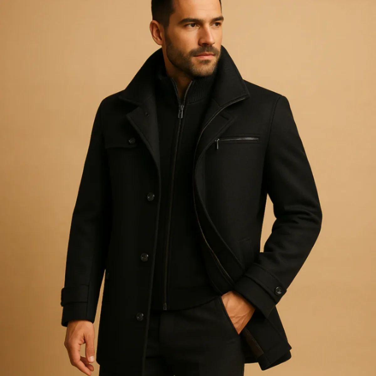 Marthe | Adjustable Cuff Winter Coat