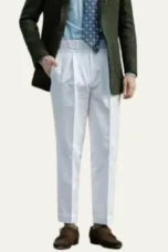 Francine | Loose Cotton-Blend Trousers