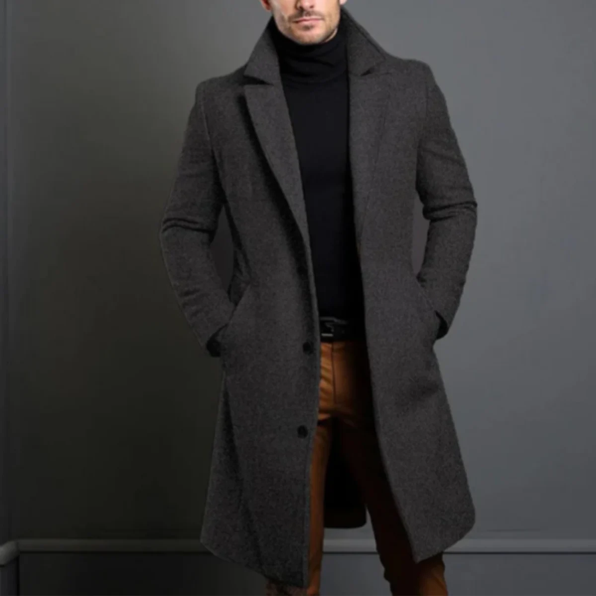 Belmont | Cotton Blend Tailored Overcoat