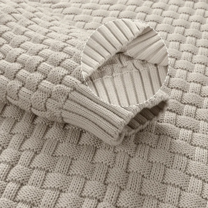 Onil | Buttoned Collar Textured Knit