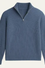Francois | 100% Cashmere Half Zip Knit