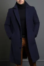 Belmont | Cotton Blend Tailored Overcoat