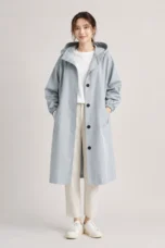 Adelaide | Hooded Water-Resistant Trench