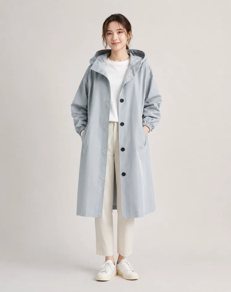 Adelaide | Hooded Water-Resistant Trench