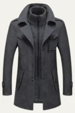 Ubald | Double Layer Wool Blend Coat