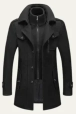 Ubald | Double Layer Wool Blend Coat