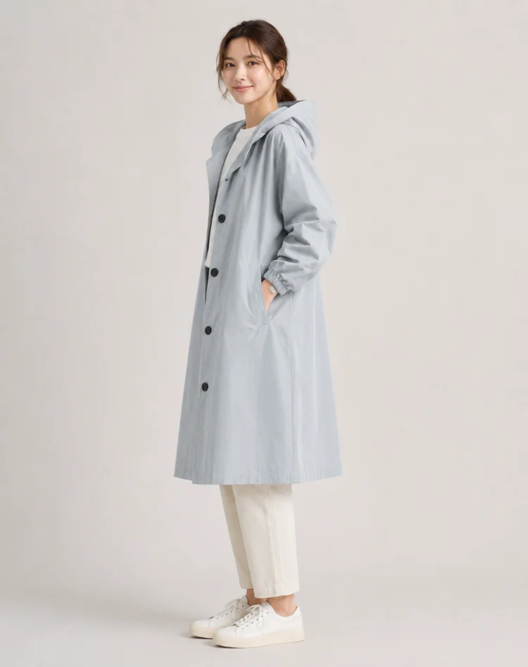 Adelaide | Hooded Water-Resistant Trench