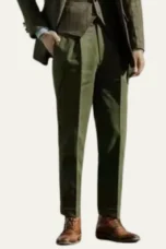 Francine | Loose Cotton-Blend Trousers