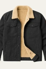 Fabien | Fleece Lined Cotton Twill Jacket